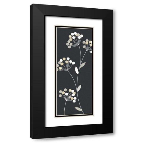 Starbright Black Modern Wood Framed Art Print with Double Matting by Design Show