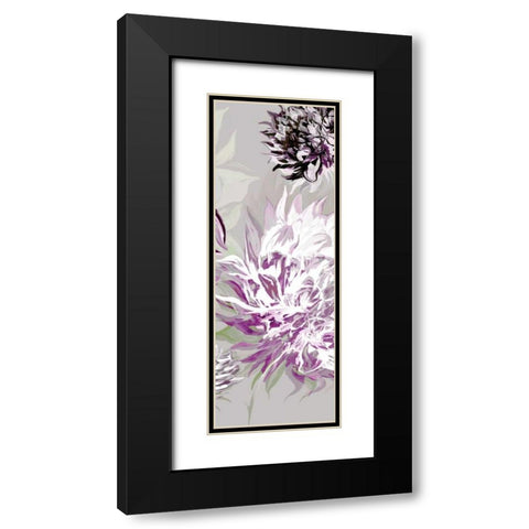 Purple Allure III Black Modern Wood Framed Art Print with Double Matting by Scaffardi, Sally