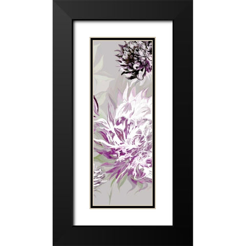 Purple Allure III Black Modern Wood Framed Art Print with Double Matting by Scaffardi, Sally