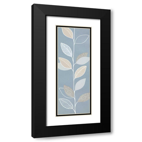 Blue Pageant III Black Modern Wood Framed Art Print with Double Matting by Design Show