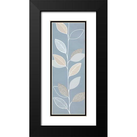Blue Pageant III Black Modern Wood Framed Art Print with Double Matting by Design Show