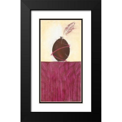 CHOCOLATE I Black Modern Wood Framed Art Print with Double Matting by Robertson, Marilyn