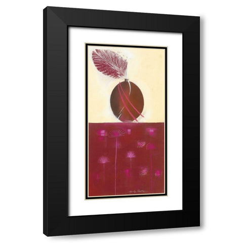 CHOCOLATE II Black Modern Wood Framed Art Print with Double Matting by Robertson, Marilyn