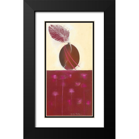 CHOCOLATE II Black Modern Wood Framed Art Print with Double Matting by Robertson, Marilyn