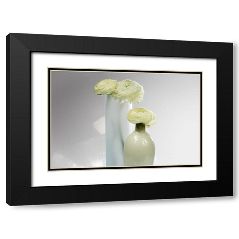 In A Row I Black Modern Wood Framed Art Print with Double Matting by Warminski