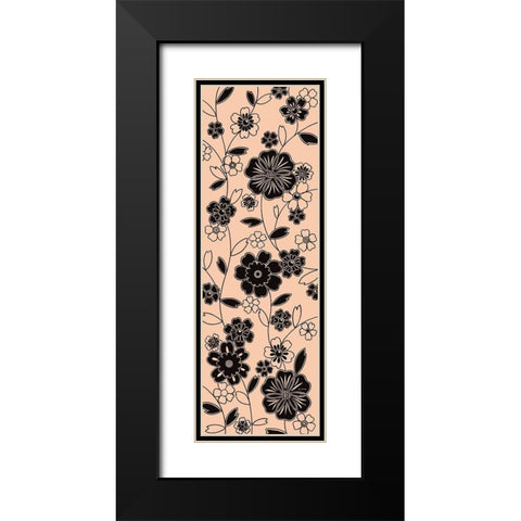 ACCORD VII Black Modern Wood Framed Art Print with Double Matting by Design Show