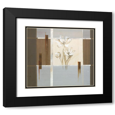 Silver Dream I Black Modern Wood Framed Art Print with Double Matting by Verbeek-Van Den Broek
