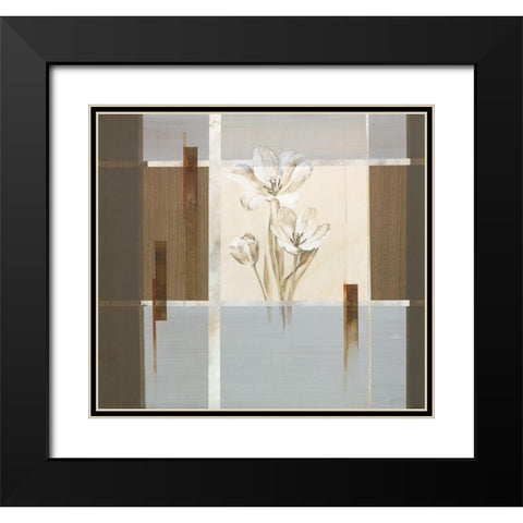 Silver Dream I Black Modern Wood Framed Art Print with Double Matting by Verbeek-Van Den Broek