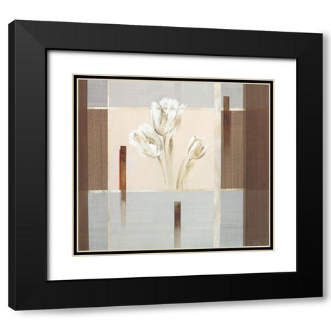 Silver Dream II Black Modern Wood Framed Art Print with Double Matting by Verbeek-Van Den Broek