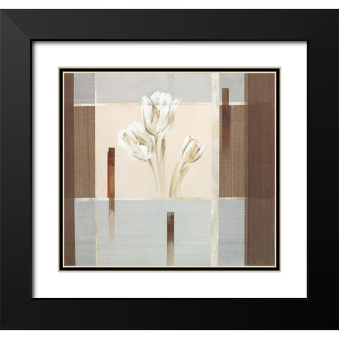 Silver Dream II Black Modern Wood Framed Art Print with Double Matting by Verbeek-Van Den Broek