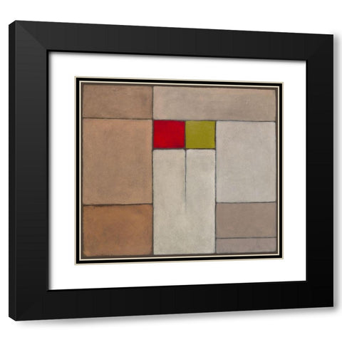 Harmony I Black Modern Wood Framed Art Print with Double Matting by Verbeek-Van Den Broek