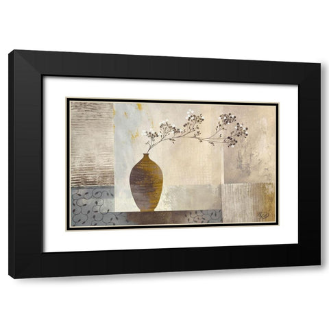 Simplicity I Black Modern Wood Framed Art Print with Double Matting by Verbeek-Van Den Broek