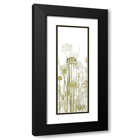 GARDEN SILHOUETTE I Black Modern Wood Framed Art Print with Double Matting by Ashby, Simon