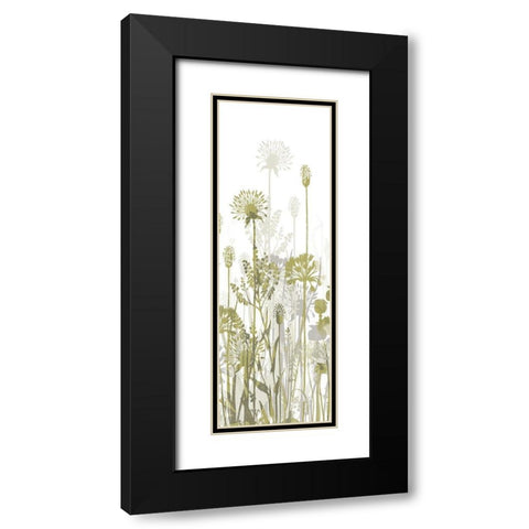 GARDEN SILHOUETTE II Black Modern Wood Framed Art Print with Double Matting by Ashby, Simon