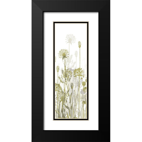 GARDEN SILHOUETTE II Black Modern Wood Framed Art Print with Double Matting by Ashby, Simon