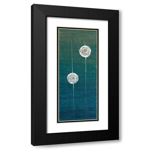 Impuls I Black Modern Wood Framed Art Print with Double Matting by Kikani, Umang