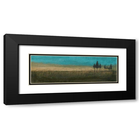Fir Trees II Black Modern Wood Framed Art Print with Double Matting by Kikani, Umang