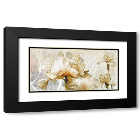 VANILLA IRIS I Black Modern Wood Framed Art Print with Double Matting by Sestillo, Enrico