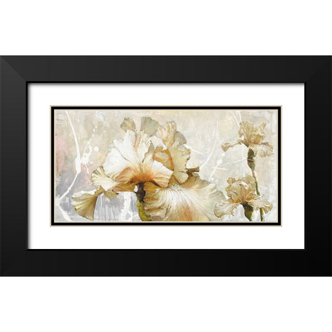 VANILLA IRIS I Black Modern Wood Framed Art Print with Double Matting by Sestillo, Enrico