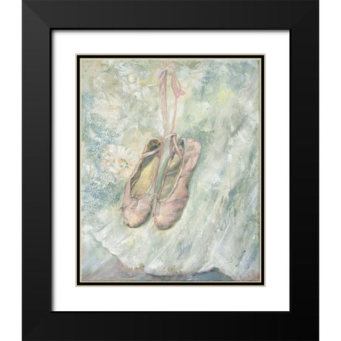 TOES PINK I Black Modern Wood Framed Art Print with Double Matting by Withaar, Rian