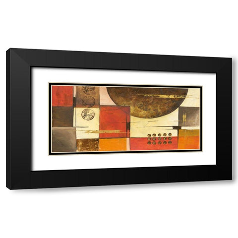 Sphere Ascendance I Black Modern Wood Framed Art Print with Double Matting by Kikani, Umang