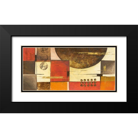 Sphere Ascendance I Black Modern Wood Framed Art Print with Double Matting by Kikani, Umang