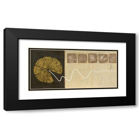 The Rising II Black Modern Wood Framed Art Print with Double Matting by Kikani, Umang