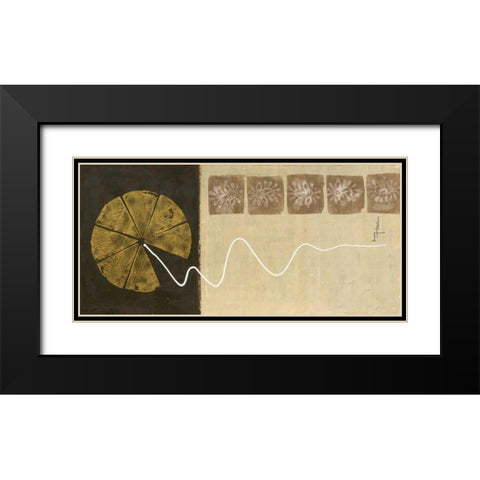 The Rising II Black Modern Wood Framed Art Print with Double Matting by Kikani, Umang