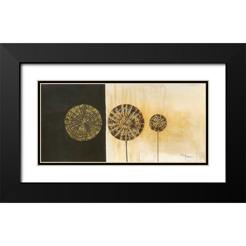 Lollies I Black Modern Wood Framed Art Print with Double Matting by Kikani, Umang