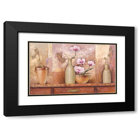 COMP COTTAGE KITCHEN Black Modern Wood Framed Art Print with Double Matting by Babichev
