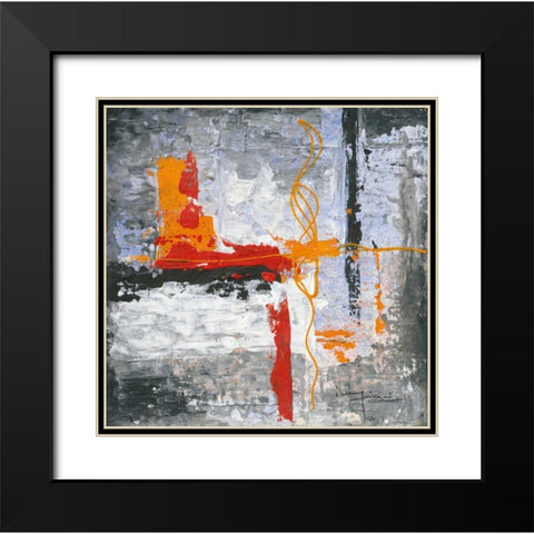 Urban Humanity I Black Modern Wood Framed Art Print with Double Matting by Kikani, Umang