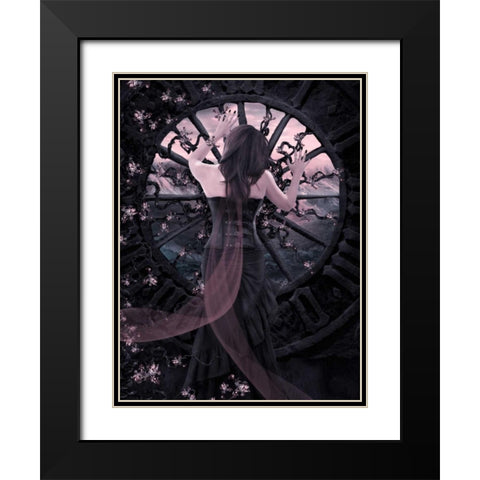 Captured Black Modern Wood Framed Art Print with Double Matting by Babette