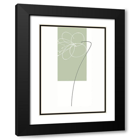 EARTH-BOUND II Black Modern Wood Framed Art Print with Double Matting by Sakai, Takashi