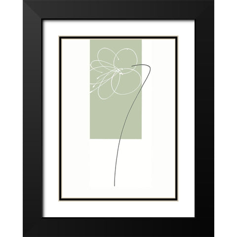 EARTH-BOUND II Black Modern Wood Framed Art Print with Double Matting by Sakai, Takashi