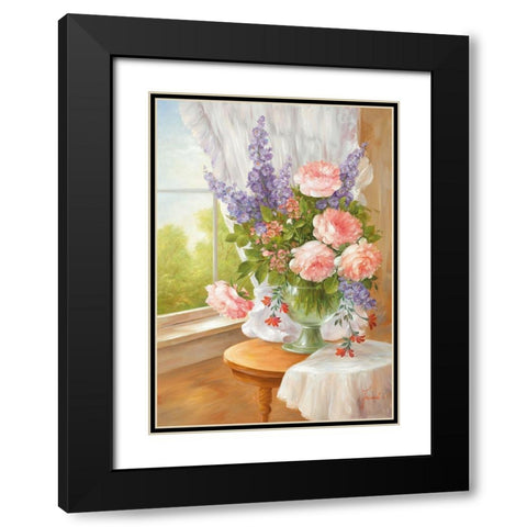 ON A SUNNY DAY II Black Modern Wood Framed Art Print with Double Matting by Fasani