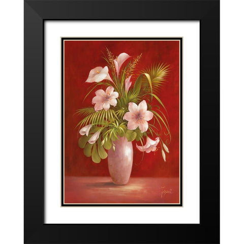 AFTERNOON DELIGHT I Black Modern Wood Framed Art Print with Double Matting by Fasani
