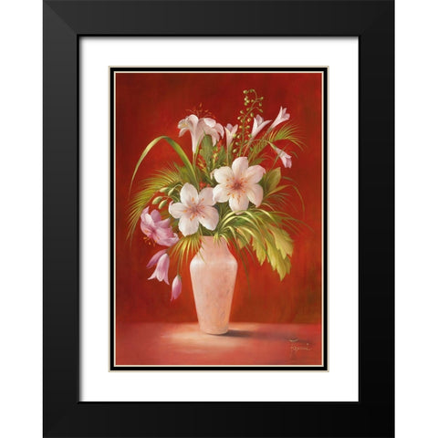 AFTERNOON DELIGHT II Black Modern Wood Framed Art Print with Double Matting by Fasani