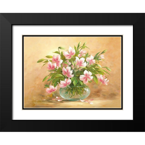 ABSOLUTELY BEAUTIFUL I Black Modern Wood Framed Art Print with Double Matting by Fasani