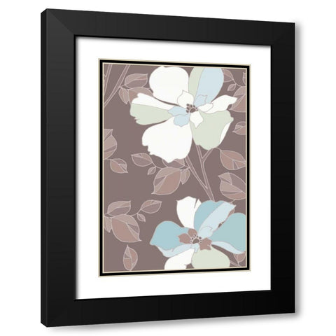Accents Of Spring I Black Modern Wood Framed Art Print with Double Matting by Verbeek-Van Den Broek
