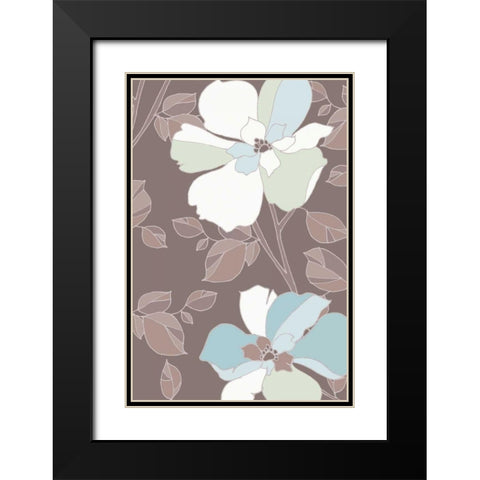 Accents Of Spring I Black Modern Wood Framed Art Print with Double Matting by Verbeek-Van Den Broek