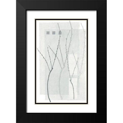 Spring Awakening II Black Modern Wood Framed Art Print with Double Matting by Verbeek-Van Den Broek