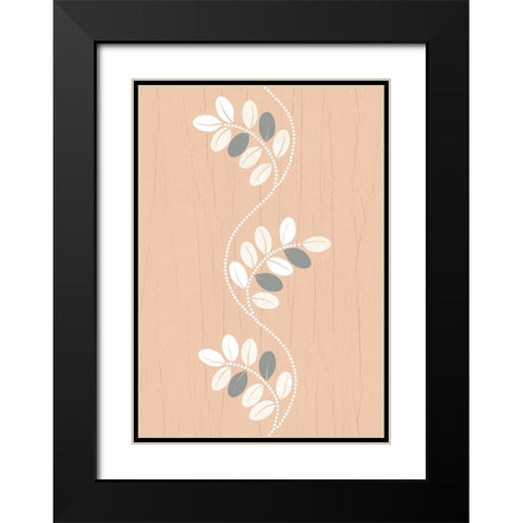 SILVER SPLENDOR I Black Modern Wood Framed Art Print with Double Matting by Design Show