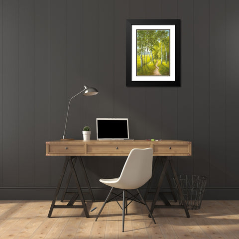 SUNDAY AFTERNOON II Black Modern Wood Framed Art Print with Double Matting by Smith, B.