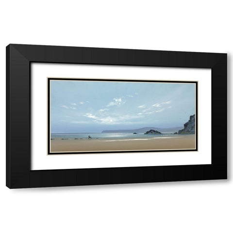 EBB TIDE I Black Modern Wood Framed Art Print with Double Matting by Lee, Spencer