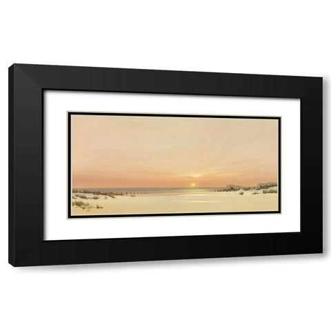 DISTANT SHORES I Black Modern Wood Framed Art Print with Double Matting by Lee, Spencer