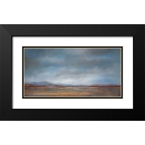 Hillside Vista I Black Modern Wood Framed Art Print with Double Matting by Dworok, Peter