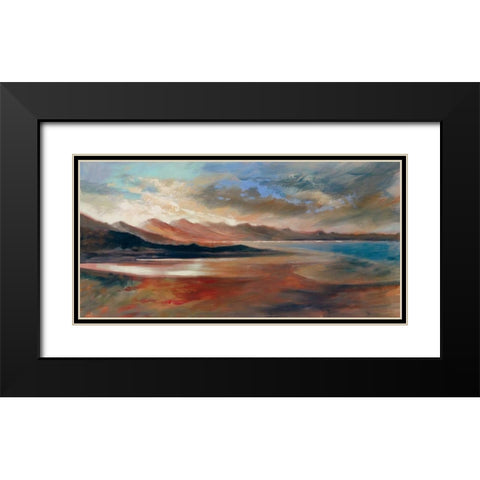 Evening Vista I Black Modern Wood Framed Art Print with Double Matting by Farrall-Doyle, Anne