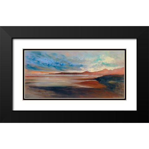 Evening Vista II Black Modern Wood Framed Art Print with Double Matting by Farrall-Doyle, Anne