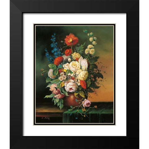DUTCH STYLE CLASSICS I Black Modern Wood Framed Art Print with Double Matting by Pila