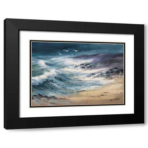 At the sea II Black Modern Wood Framed Art Print with Double Matting by Withaar, Reint